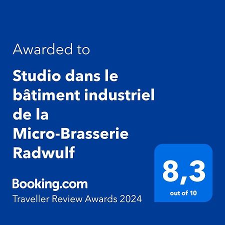 Studio Dans Le Batiment Industriel De La Micro-Brasserie Radwulf Appartement Vieux-Ferrette Buitenkant foto