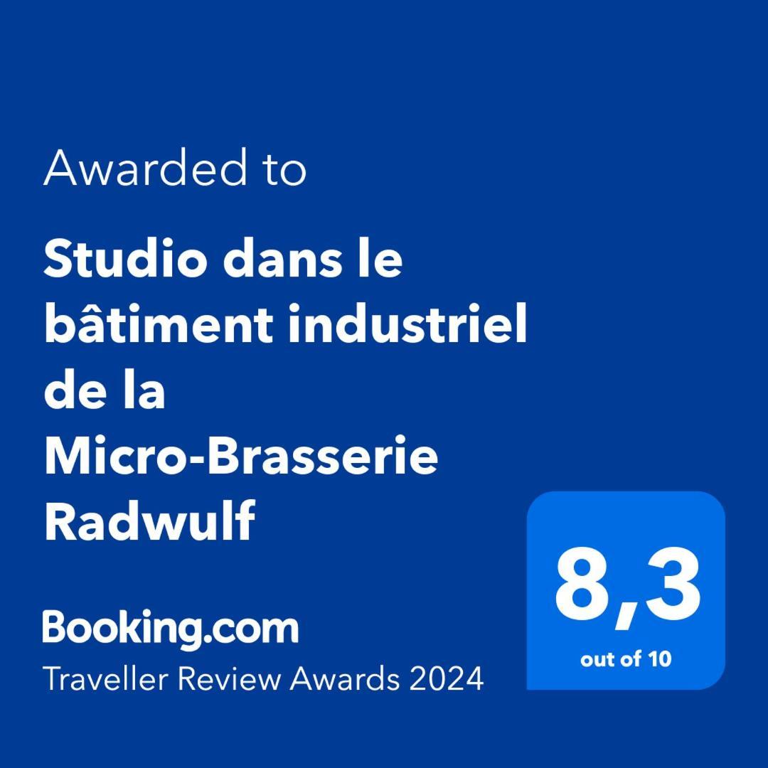 Studio Dans Le Batiment Industriel De La Micro-Brasserie Radwulf Appartement Vieux-Ferrette Buitenkant foto